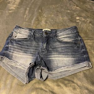 Mini jean shorts